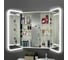 Шкаф зеркальный ALAVANN Cosmetic Light 80, белый ALV1042001 2
