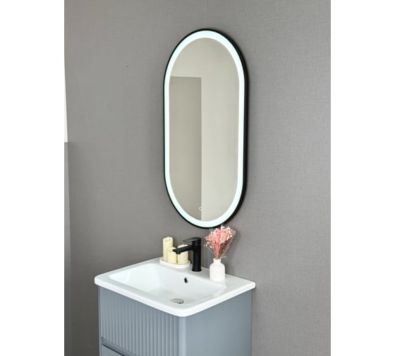 Зеркало Alavann Wave 52x92 см, сенсор, типовая ALV1160001
