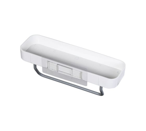 Полка с держателем полотенец SWENSA ESCAPE 28 см, пластик BRW-88003