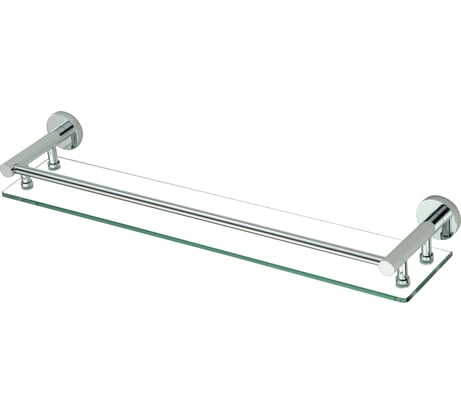 Прямая полка Savol стеклянная, 60 см., хром S-608791 23173