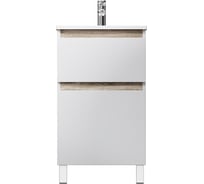 База под раковину напольная AM.PM X-Joy, 50 см, 2 ящика, белый глянец M85AFSX0502WG