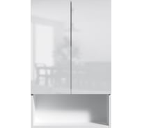 Шкаф навесной с дверками и открытой полкой AM.PM X-Joy, 60 см, белый глянец M85CHX06021WG