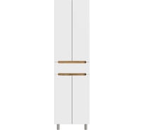 Шкаф-пенал RUVANN AQVI в ванную напольно/подвесной 50 Дуб вотан, белый Ш.AQVI-NIKA WV.П-50