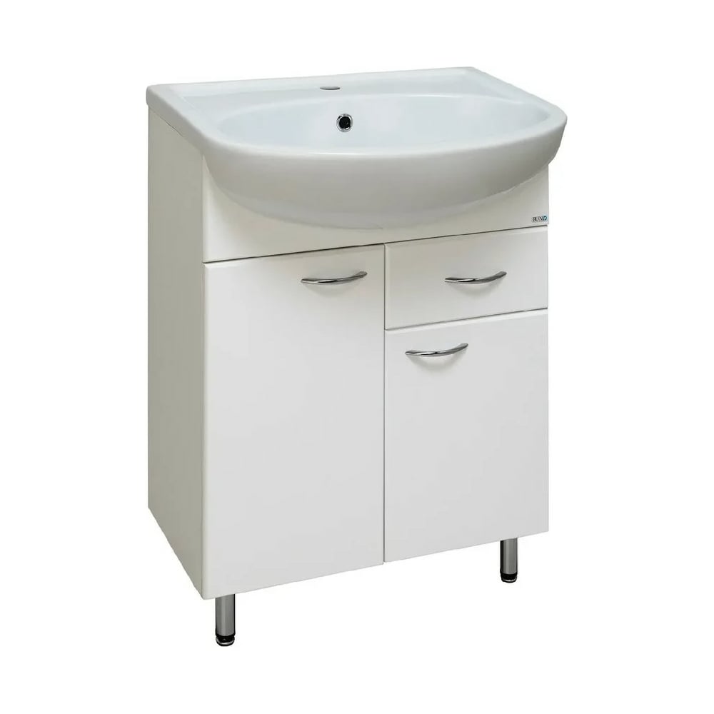 Тумба RUNO УЮТ 60 1 ящик, под умывальник Уют 60 00000000501 - выгодная ...