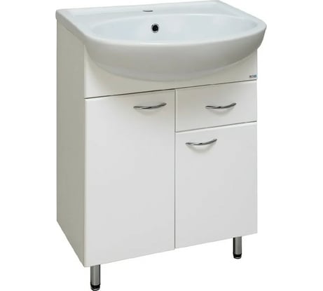 Тумба RUNO УЮТ 60 1 ящик, под умывальник Уют 60 00000000501