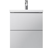 База под раковину AM.PM GEM подвесная, 50 см, 2 ящика push-to-open, цвет: белый, глянец M90FHX0502WG