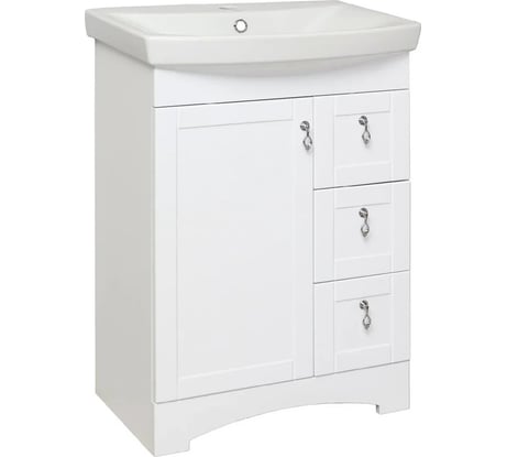 Тумба RUNO МЕРИДА 60 под умывальник Carina 60 00-00000823