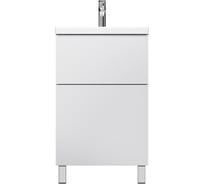 База под раковину AM.PM GEM напольная, 50 см, 2 ящика push-to-open, цвет: белый, глянец M90FSX0502WG