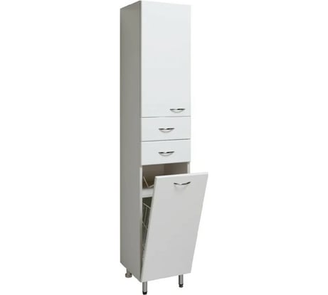 Пенал RUNO 35 левый, с корзиной для белья 00000000128