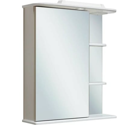 Зеркальный шкаф RUNO Магнолия 60 левый 00000000030