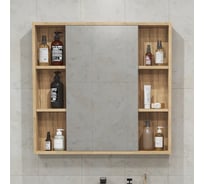 Зеркальный шкафчик RUVANN AQVI 80 в ванную З.AQVI.Д-80