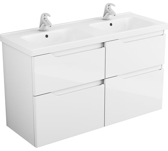 Тумба OWL 1975 Hella stor 120 белый лак OW24.08.00