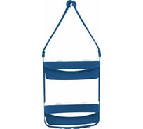 Подвесная полка для душа Raindrops 2-ая, синяя W5682-b