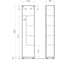 Пенал VIGO Geometry 450 бетон П23-450(Geometry)-бетон 5