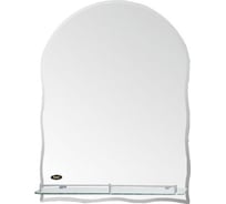 Зеркало Potato серебро, с полочкой P702