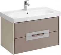Тумба под раковину Ар-Деко 85 AQUATON 2 ящика, кашемир 1A280401DD6E0