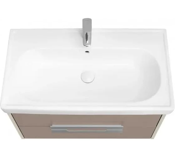 Тумба под раковину Ар-Деко 85 AQUATON 2 ящика, кашемир 1A280401DD6E0