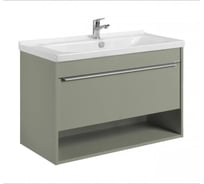 Тумба под раковину AQUATON Хоуп 100, 1 ящик, хаки, 1A287401HP9D0