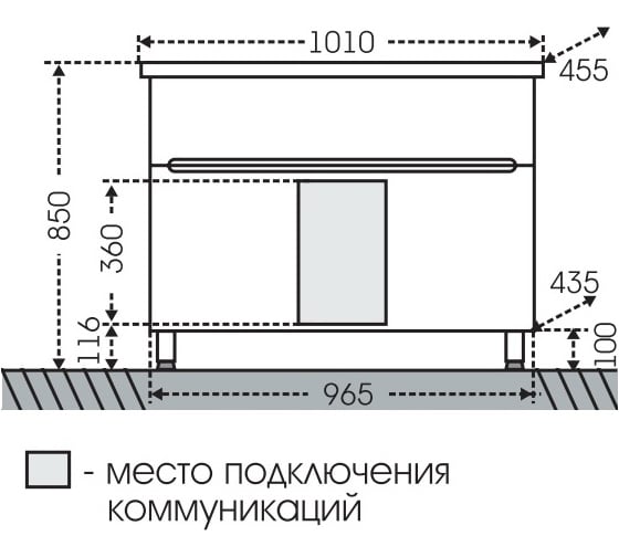 Напольная тумба СаНта Лондон 100 2 ящика, под умывальник Фостер 100 224009л