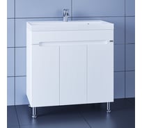 Напольная тумба СаНта Лондон 80 3 дверки, под умывальник Classic 80 224018