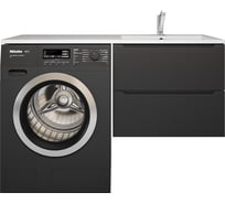 Тумба подвесная под стиральную машину uperwood Tanos 60 см, черная TTanosVM60B