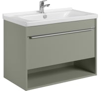 Тумба под раковину Хоуп 80 AQUATON 1 ящик, хаки, 1A287301HP9D0