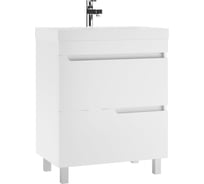 Тумба под умывальник Айсберг Bazis 60 Веста с двумя ящиками В2 DV5911T
