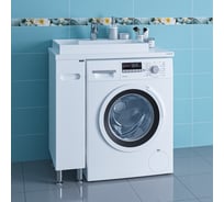 Тумба напольная СаНта Лондон 19 под умывальник над стиральной машиной Юпитер 80х50 224029