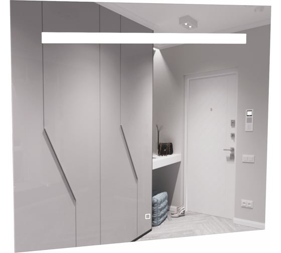 Домино Зеркало Sansa Good Light 100 с подсветкой GL7010Z