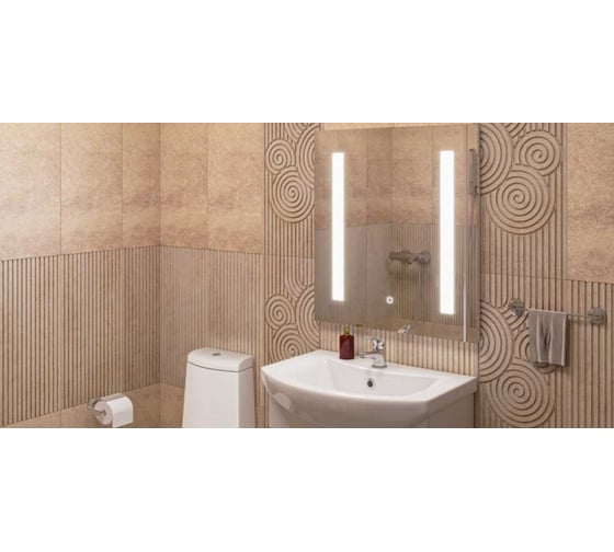 Домино Зеркало Sansa Good Light 2-65 с подсветкой GL7011Z