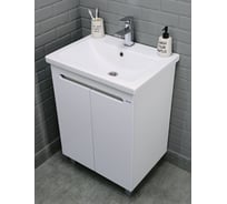 Тумба под умывальник Айсберг Como 60 Аура без ящика DA2502T