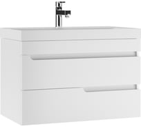 Тумба подвесная под умывальник Айсберг Bazis 80 Веста с двумя ящиками В2 DV5917T