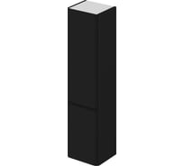 Шкаф пенал для ванной ИТАНА Roberto 40 400x350x1550 правый Черный софт навесной 4657836466638