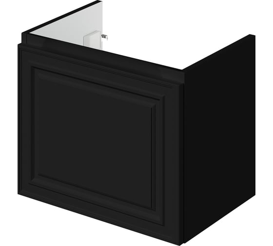 Тумба под раковину в ванную ИТАНА Verona 2.0 50 491x342x400 Черный софт 4657836466713 1