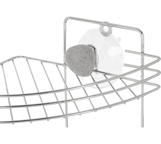 Полка угловая Рыжий кот 3-ярусная W2672С STONE 109067