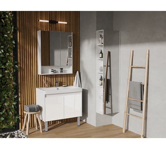 Тумба под раковину AQUATON Сканди Doors 80 белый 1A282901SD010