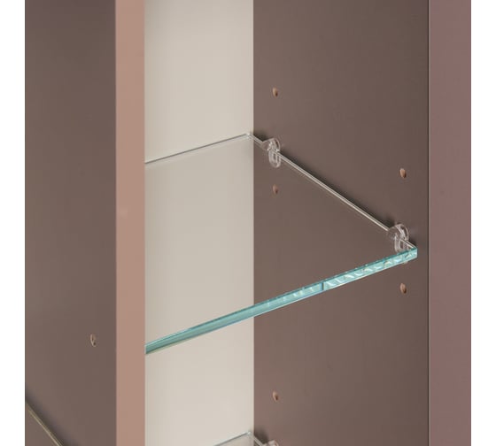 Шкаф - колонна AQUATON Ар-Деко, 2 створки, кашемир, 1A284703DD6E0