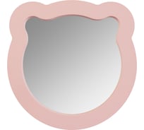 Зеркало AQUATON Каспер Мишка фигурное розовое матовое 1A283502CR1E0