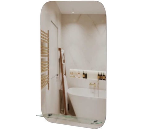 Зеркало MIXLINE Адель 550x800 ШВ с полкой 555932