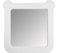 Зеркало AQUATON Каспер Мишка квадратное, белое матовое 1A283402CRE20