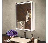 Зеркало шкаф MIXLINE "Адриана" 600x800 ШВ, правый, сенсорный выключатель, светодиодная подсветка 547076