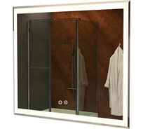 Зеркало MIXLINE "Минио" 900x800 ШВ., сенсорный выключатель, светодиодная подсветка + подогрев 547053