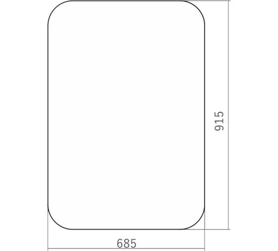 Зеркало MIXLINE "Выбор" 685x915 ШВ 547322