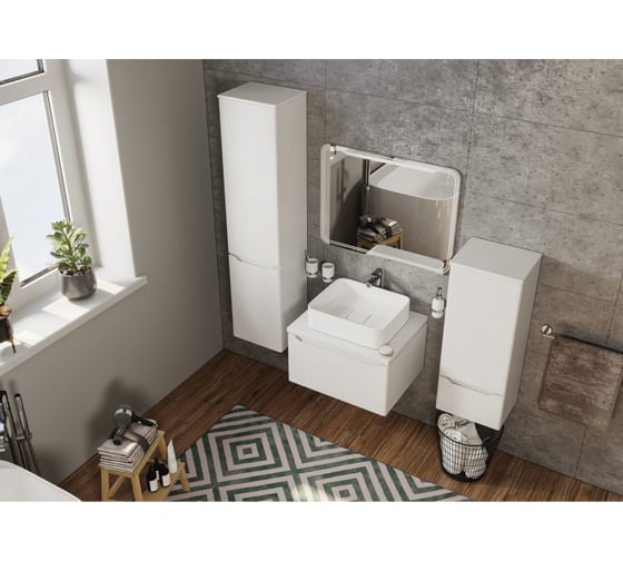 Зеркало MIXLINE "ВИКТОРИЯ" 800x800 ШВ сенсорный выключатель, светодиодная подсветка 547253