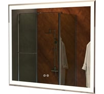 Зеркало MIXLINE "Минио" 800x700 ШВ., сенсорный выключатель, светодиодная подсветка + подогрев 547052