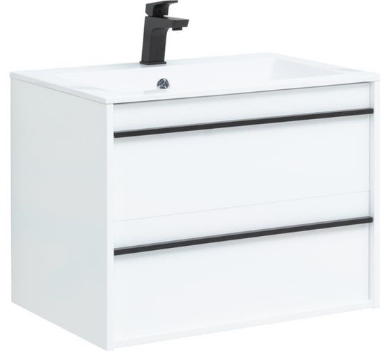 Тумба Aquanet Lino 70 белый матовый 00253902