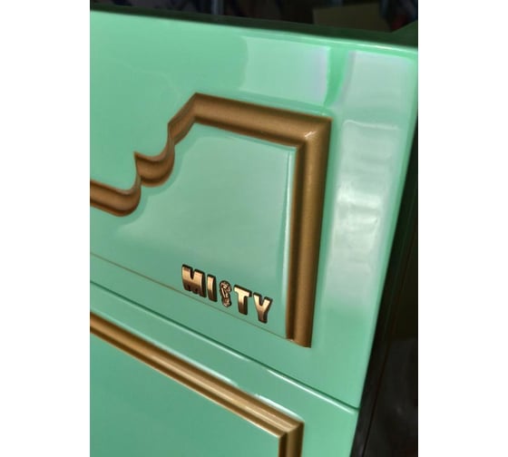 Тумба Misty Praga - 90 с 3 ящиками, салатовая патина  Л-Пра01090-0733Я