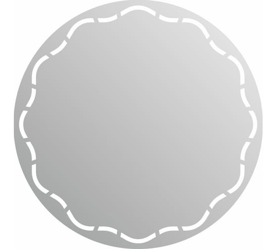 Зеркало Саратовские зеркала круглое рисунок С0080К 1