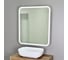 Шкаф зеркальный ALAVANN Cosmetic Light 70 белый ALV1220001 1