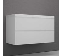 Тумба подвесная Style Line Манхэттен 60 ЭМАЛЬ под ASTI 60 2 ящика PLUS белый матовый, ЛС-00002365